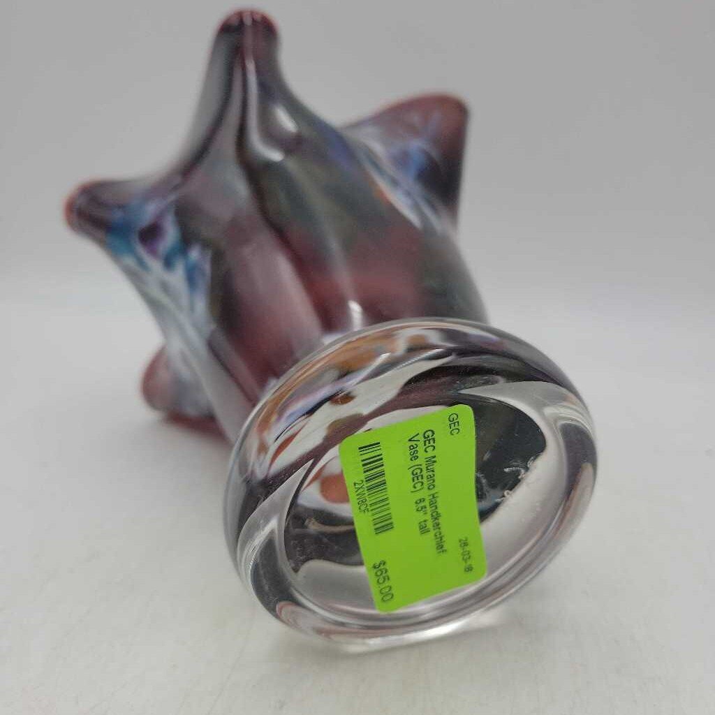 Murano Handkerchief Vase (GEC)