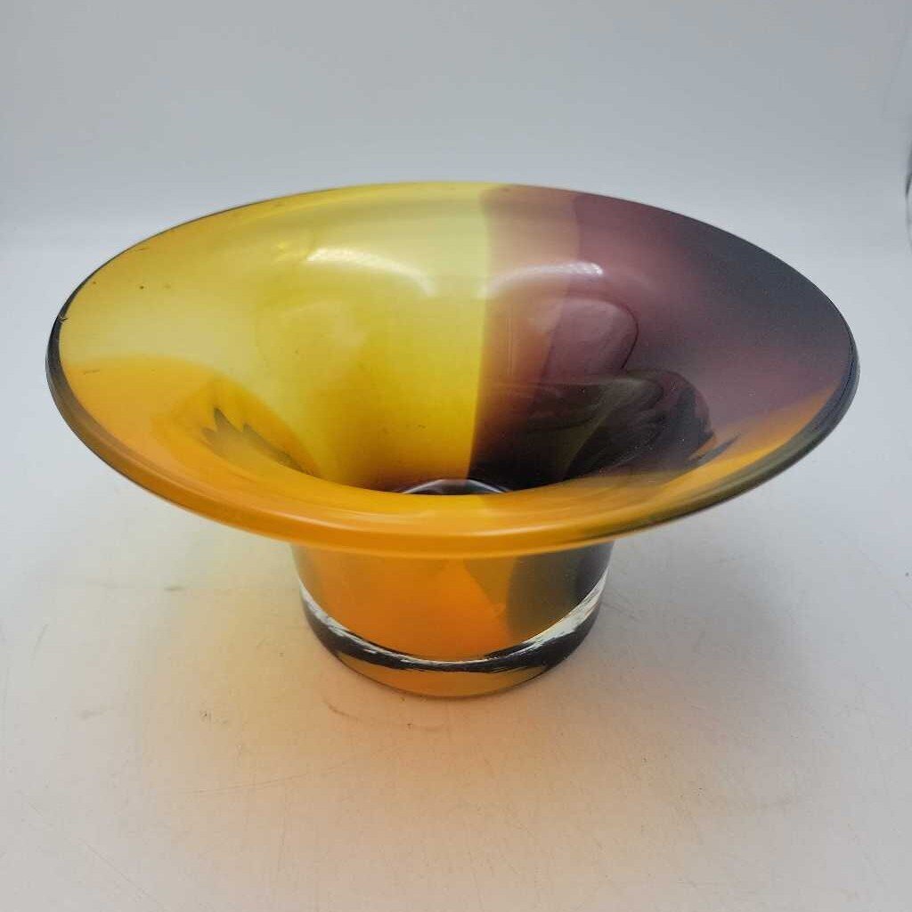 Murano Art Glass Groovy Bowl (GEC)