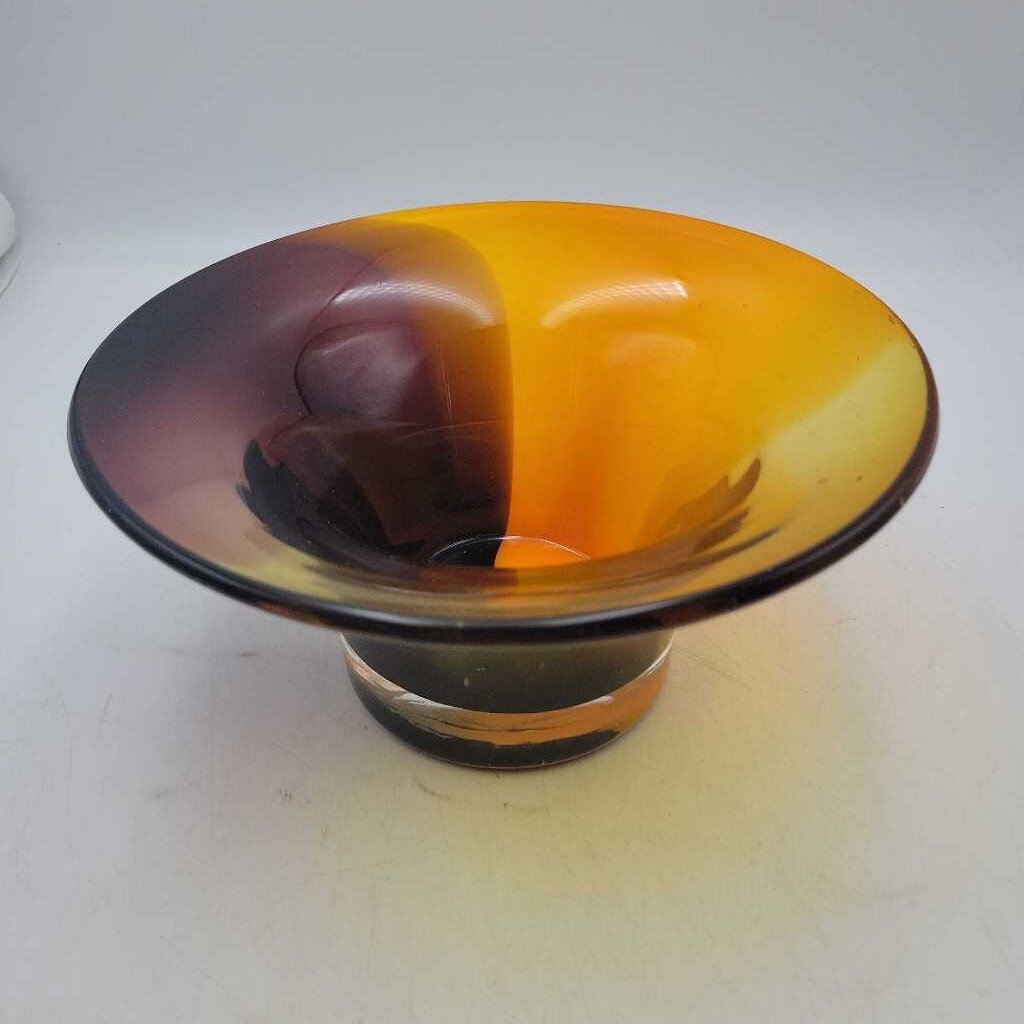 Murano Art Glass Groovy Bowl (GEC)