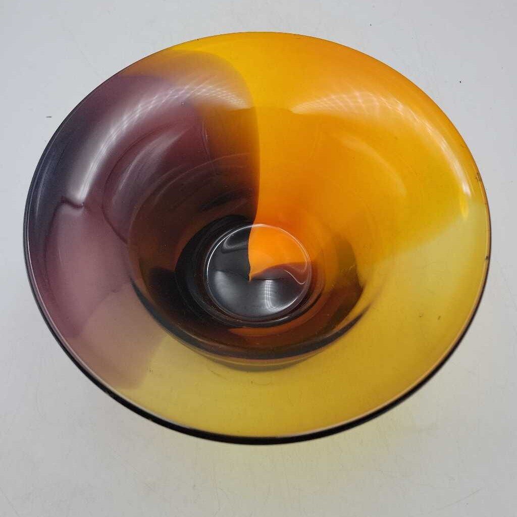 Murano Art Glass Groovy Bowl (GEC)