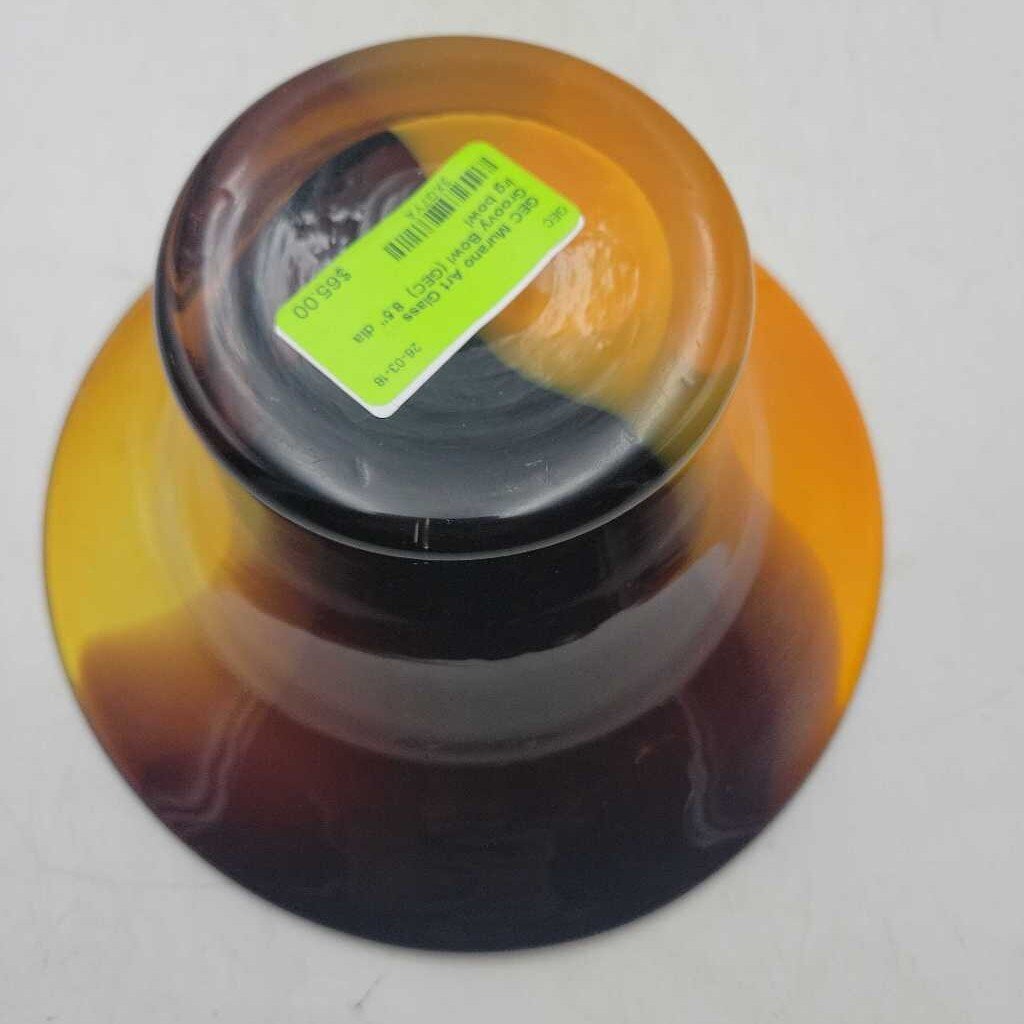 Murano Art Glass Groovy Bowl (GEC)