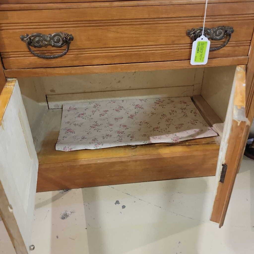 Two Drawer Washstand Cabinet (GEC)