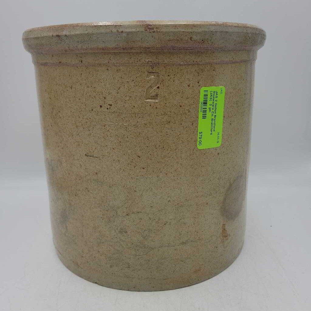 2 Gallon Brantford Stoneware Co. Brantford (JAS)