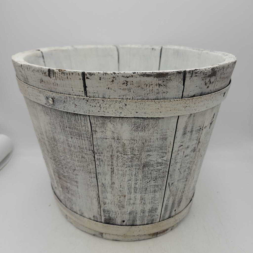 Antique Wooden Bucket (RB)