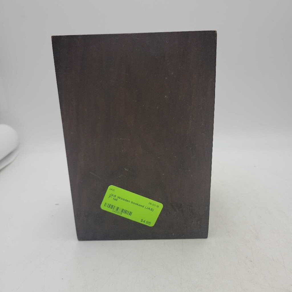 Wooden bookend (JAS)
