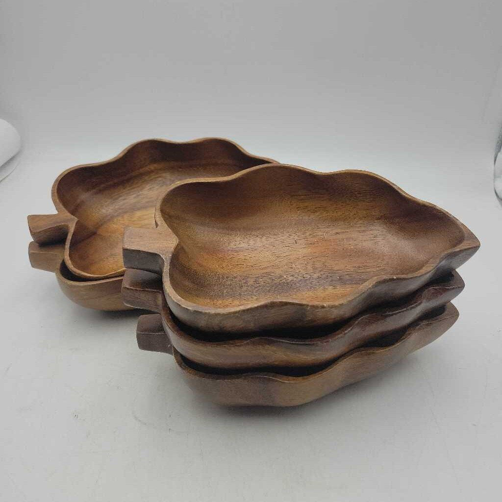 Wood bowl set 5 pcs (JAS)