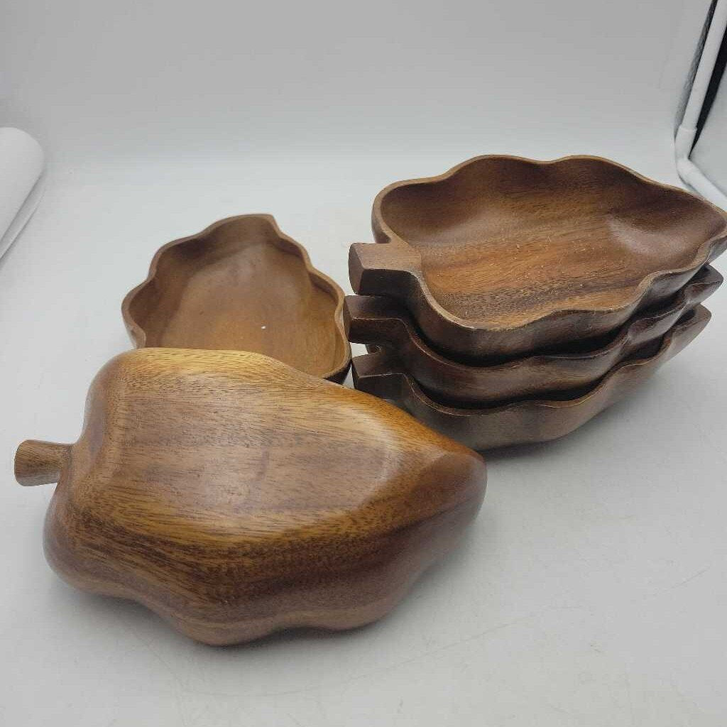 Wood bowl set 5 pcs (JAS)