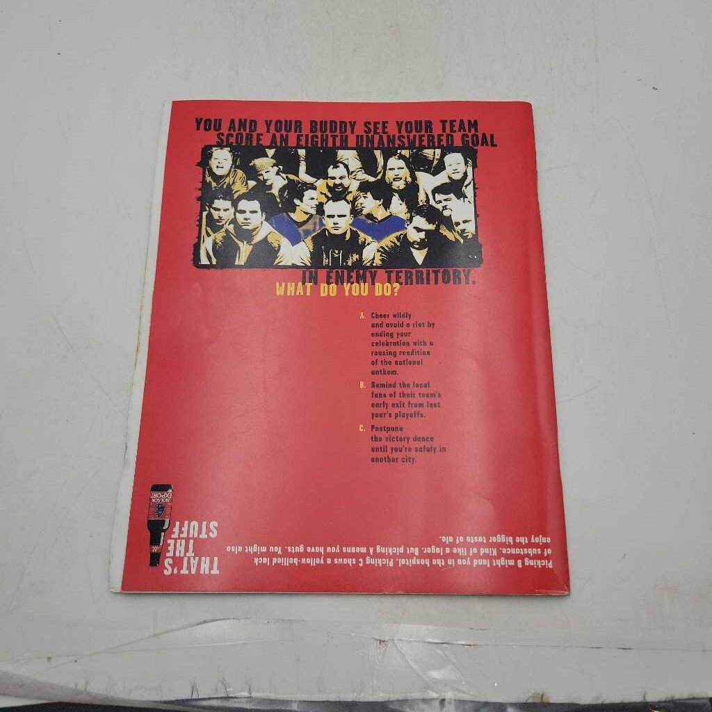 Hamilton Bulldogs 97 98 program (JAS)