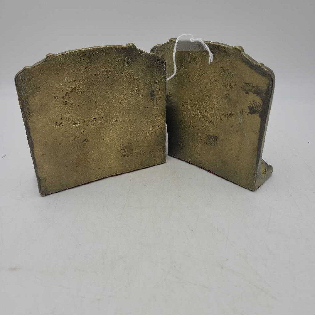 Solid Brass Bookends (DEB)
