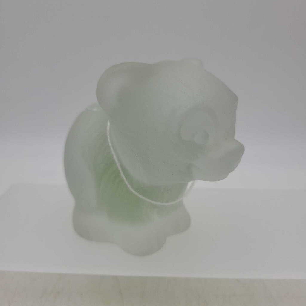 Frosted glass Goebel German bear (RHA)