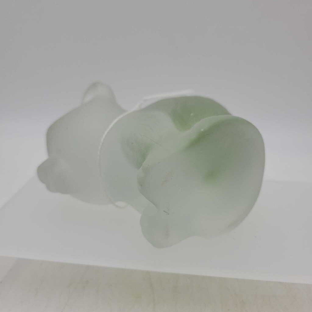 Frosted glass Goebel German bear (RHA)