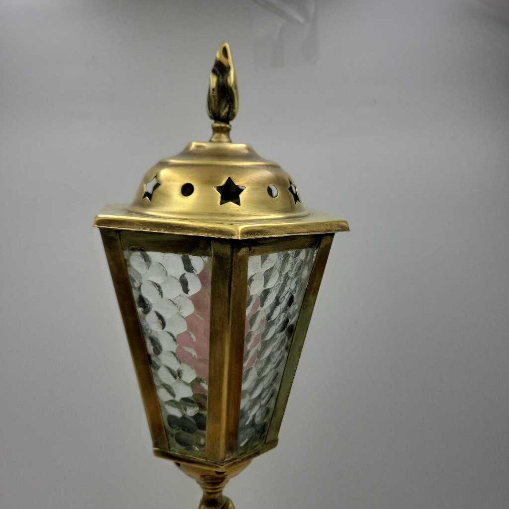 Brass Barley Twist lantern lamp (M2) 18