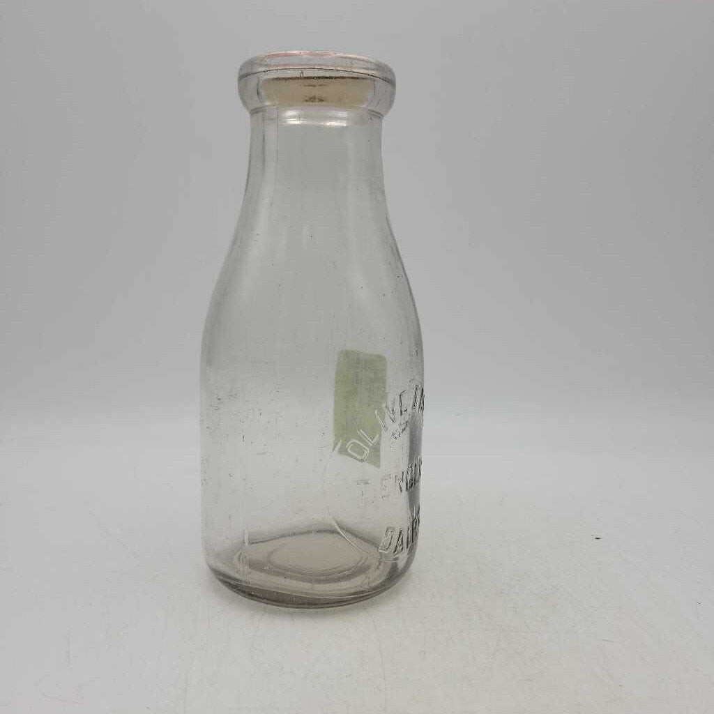 Olive Farm T English Dairy milk bottle (JAS)