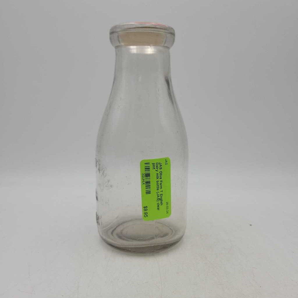 Olive Farm T English Dairy milk bottle (JAS)