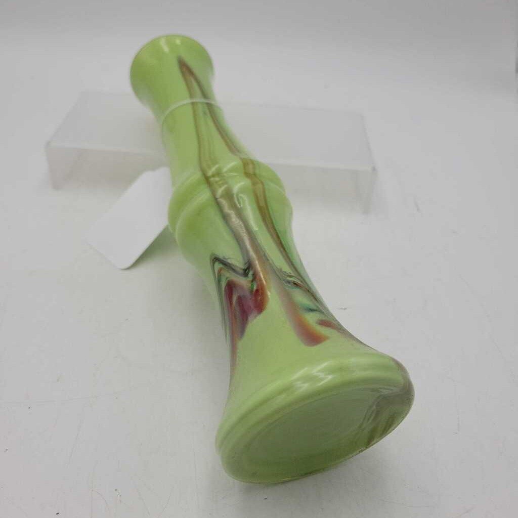 Hand Blown Jade Glass Bud Vase (GEC)