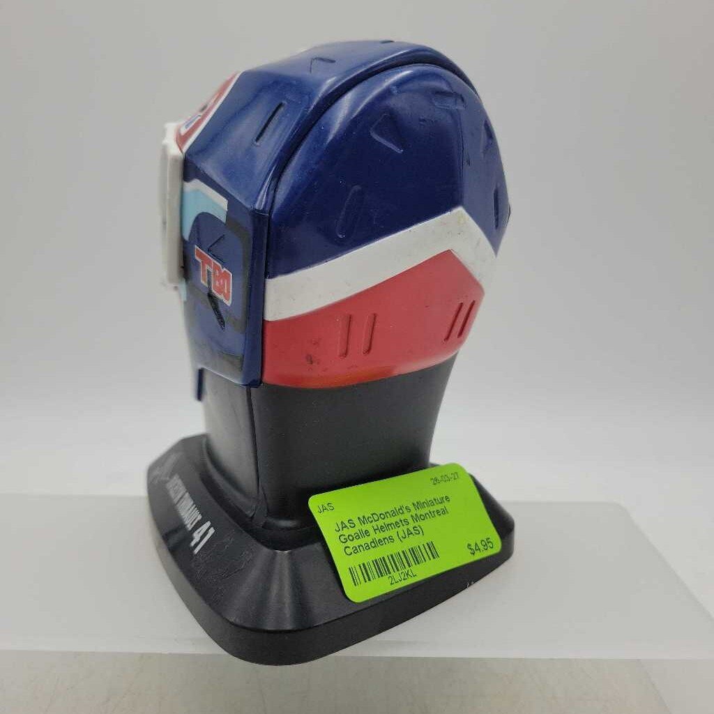 McDonald's Miniature Goalie Helmets Montreal Canadiens (JAS)