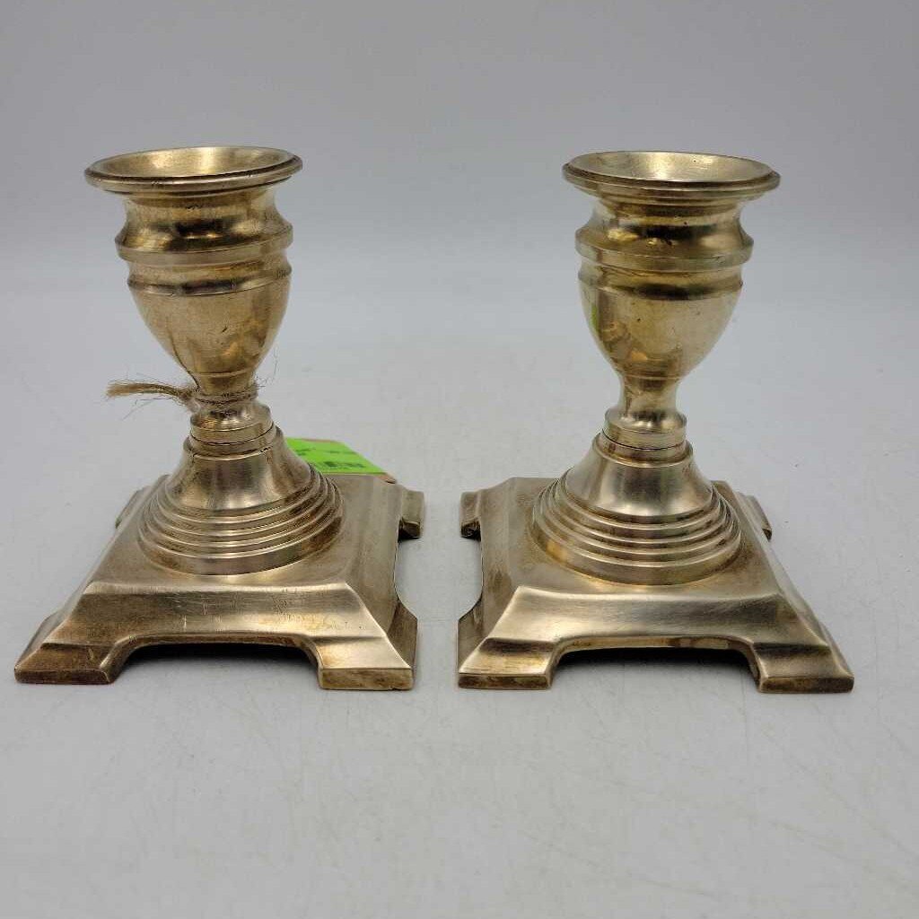 Brass Candle Holders (2)