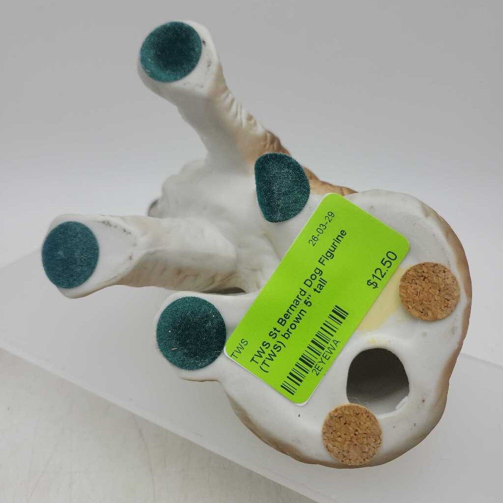 St Bernard Dog Figurine (TWS)