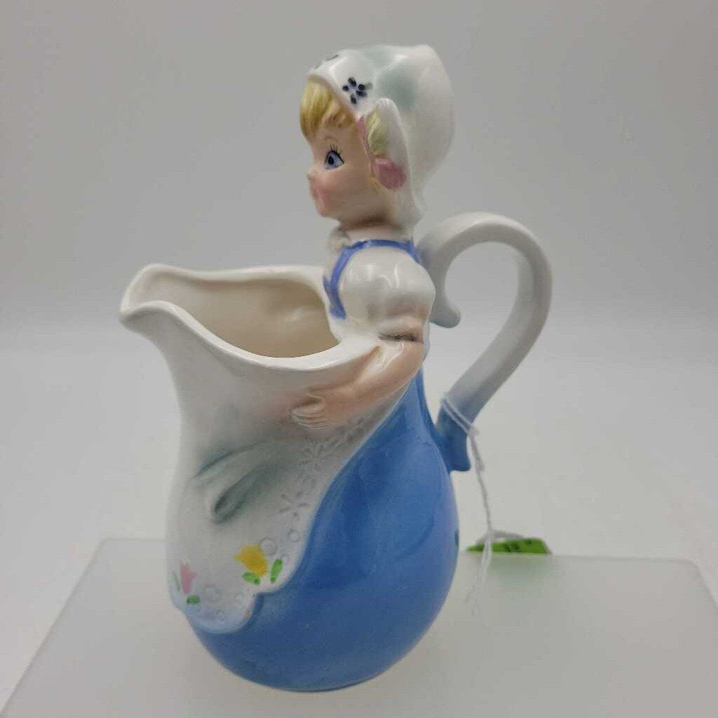 Girl Figural creamer pitcher (DEB)