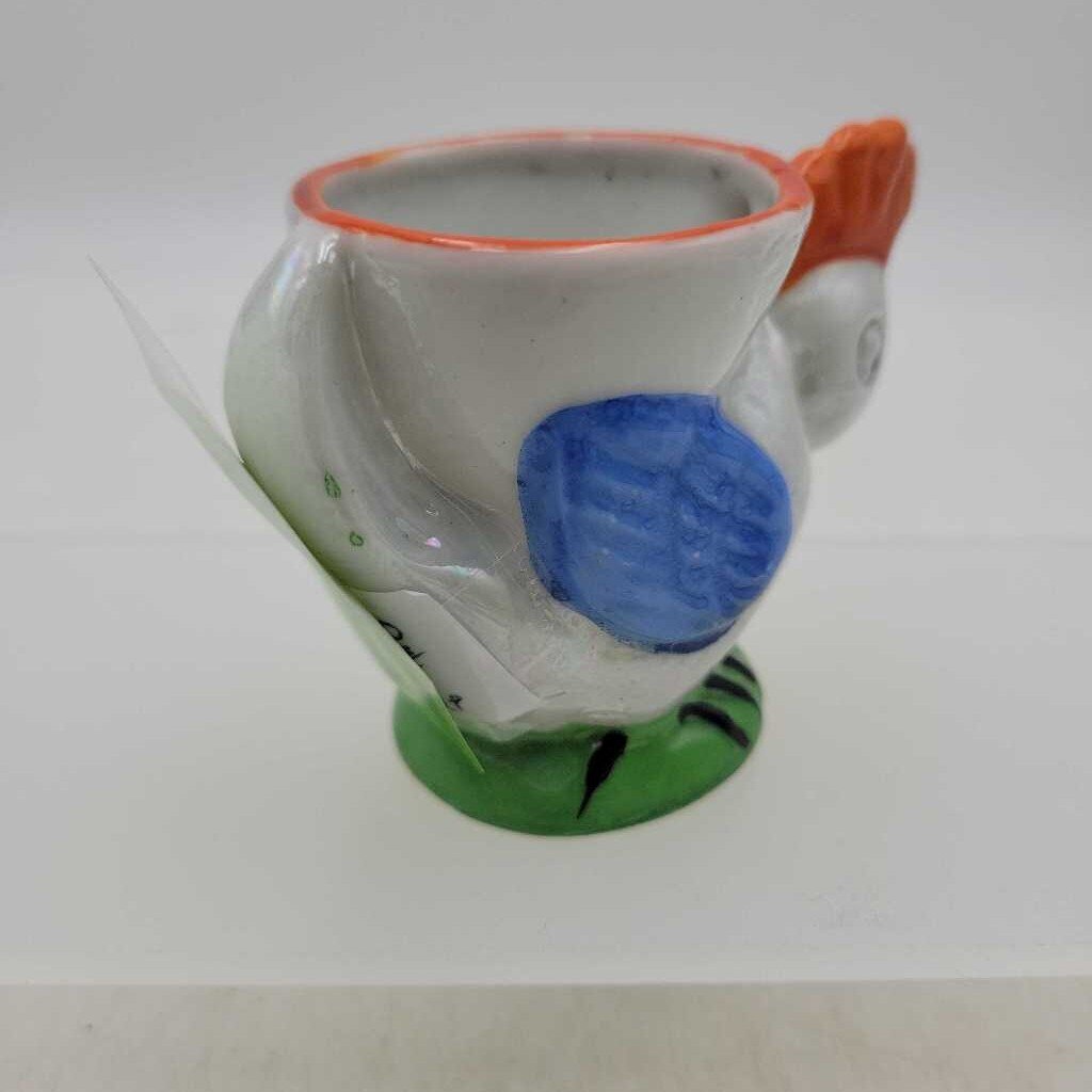 Vintage Bird Lustre Egg Cup (JH49)