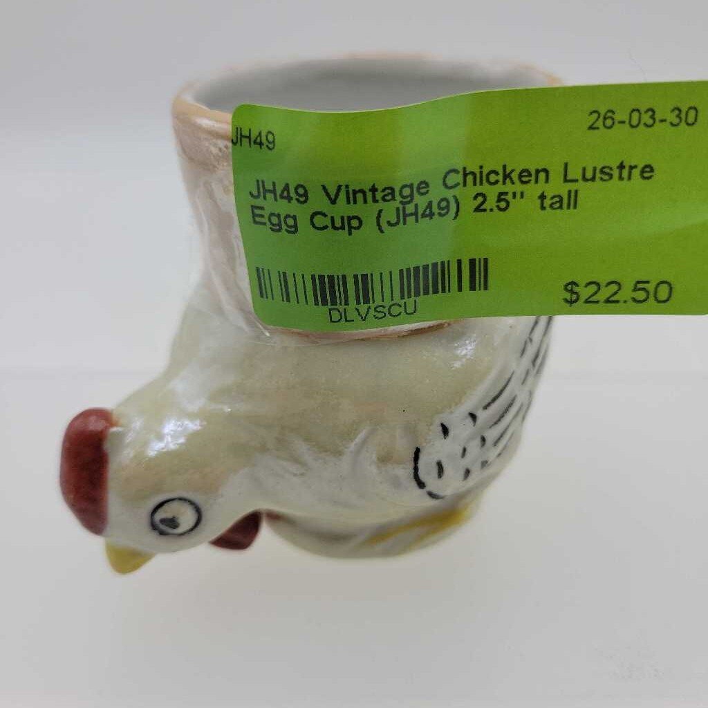 Vintage Chicken Lustre Egg Cup (JH49)