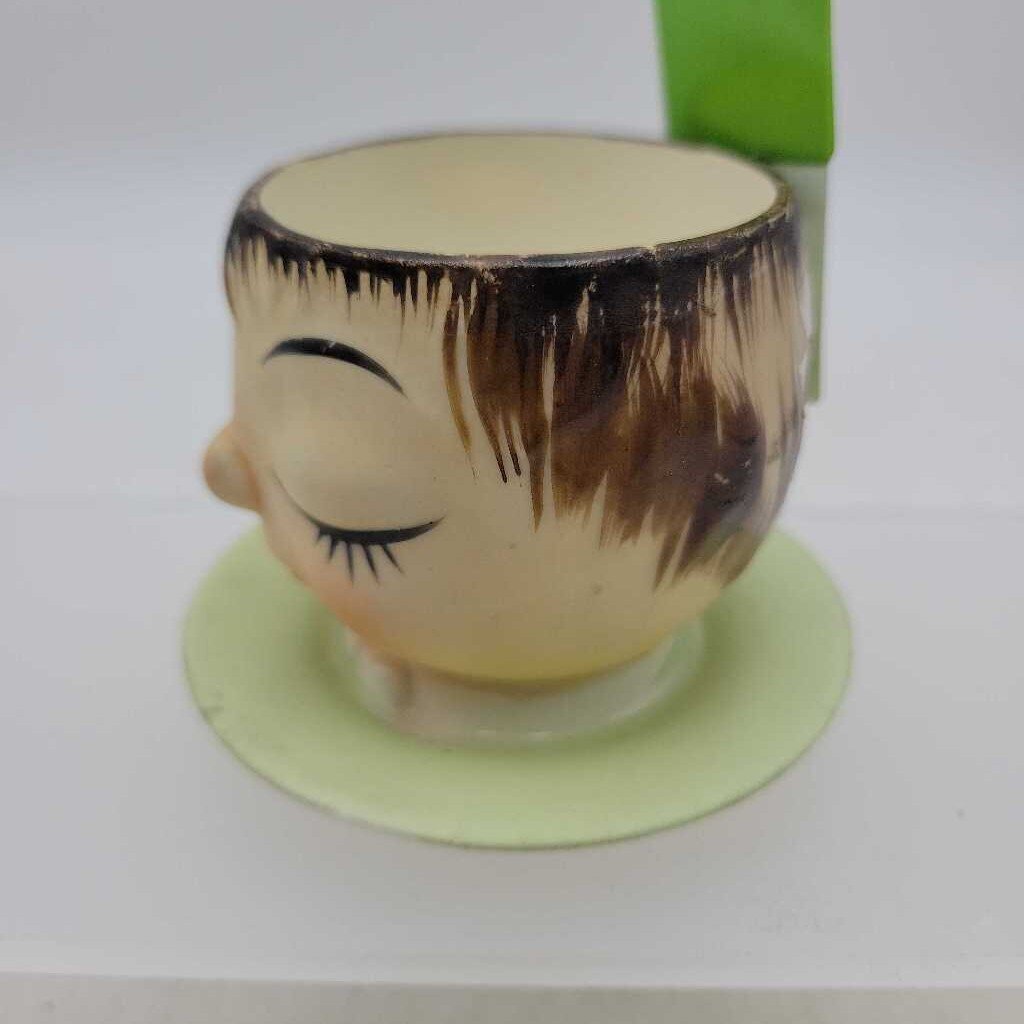 Vintage Head Figure Egg Cup (JH49)