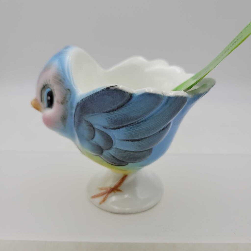 Vintage 1950's Lefton Bluebird Egg Cup (JH49)