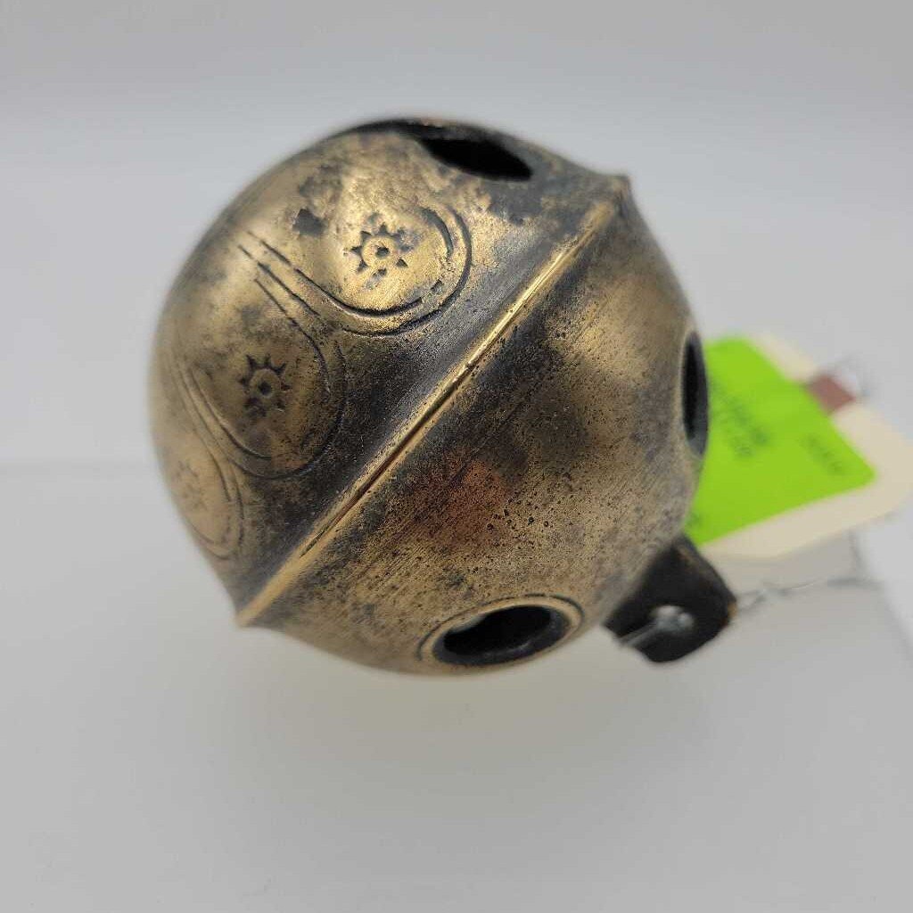 Antique Brass Bell Marked N & S # 5 (JAS)
