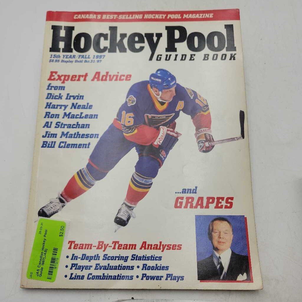 Canadian Hockey Pool Guide 1997(JAS)