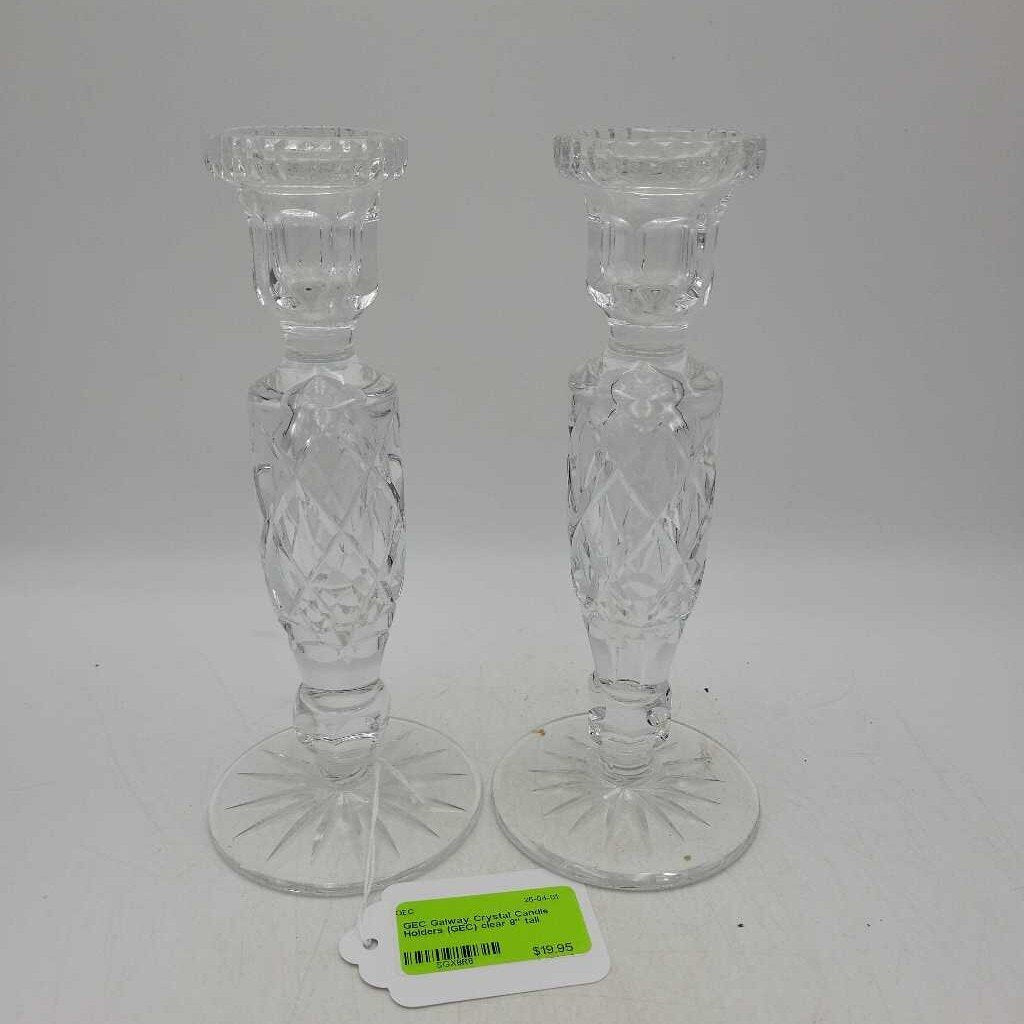 Galway Crystal Candle Holders (GEC)
