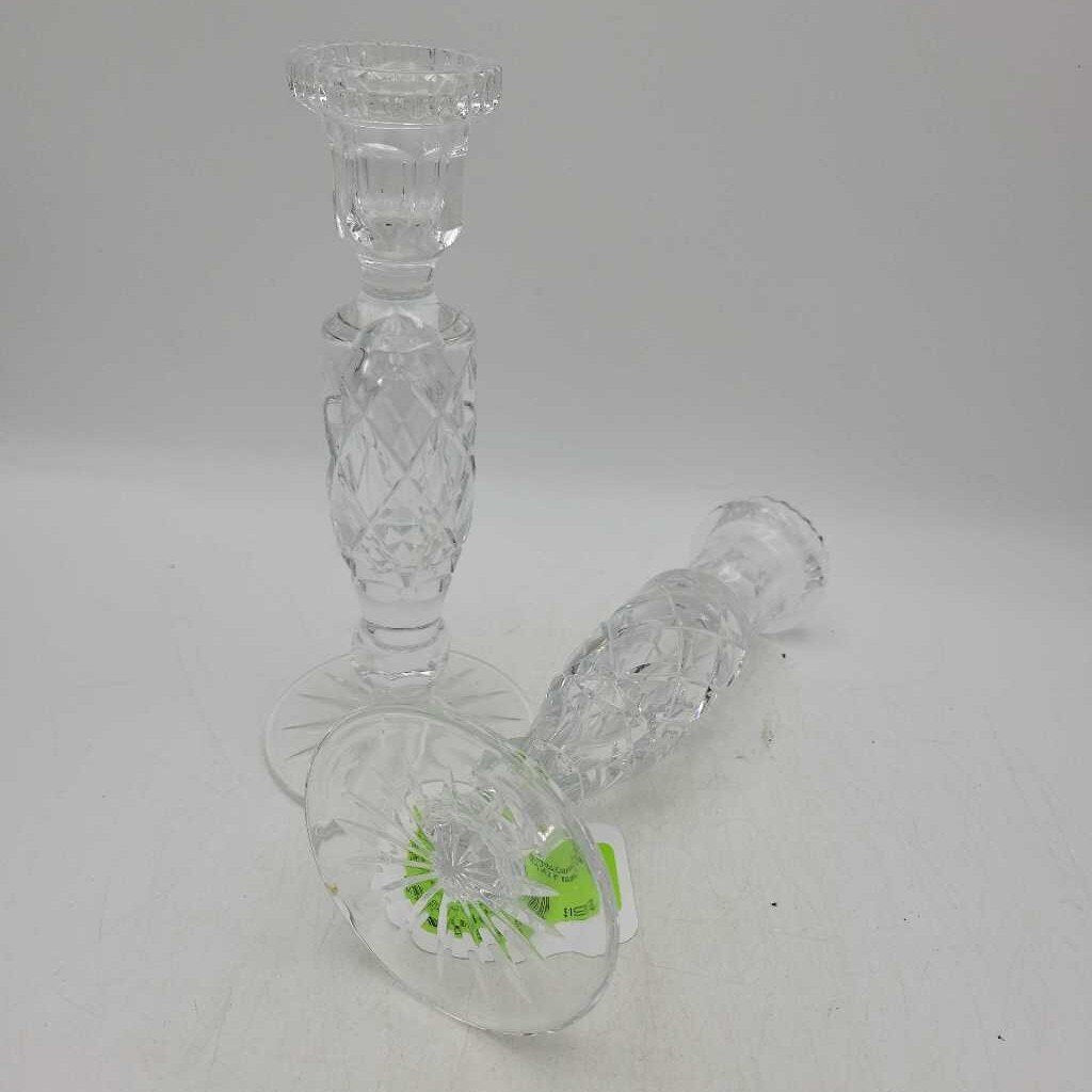 Galway Crystal Candle Holders (GEC)