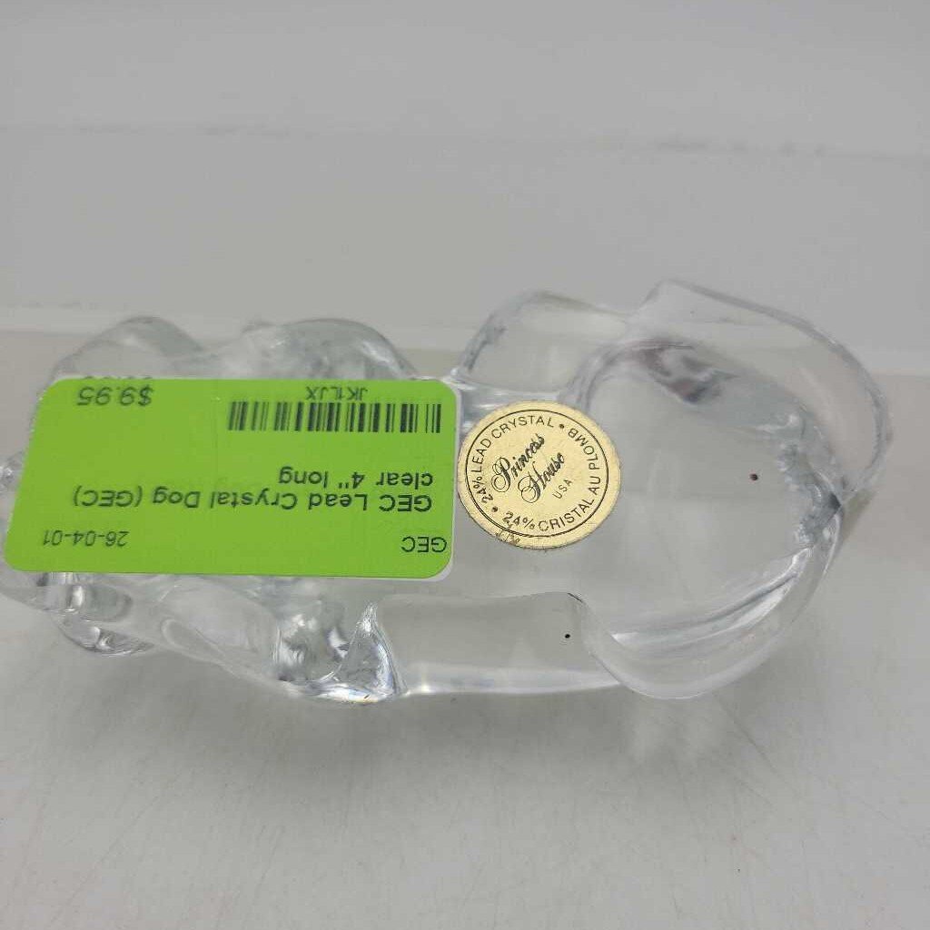 Lead Crystal Dog (GEC)