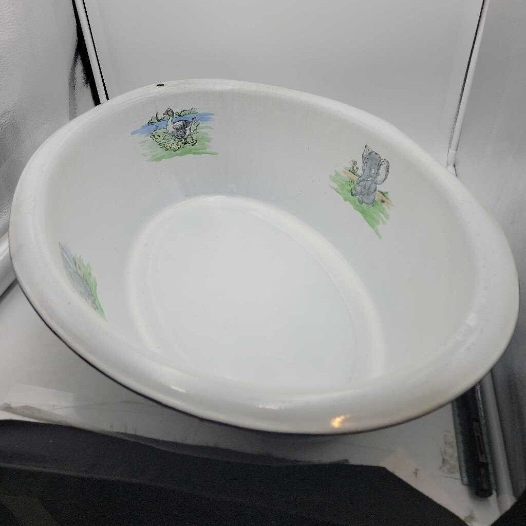 Oval Enamel Tub (JAS)