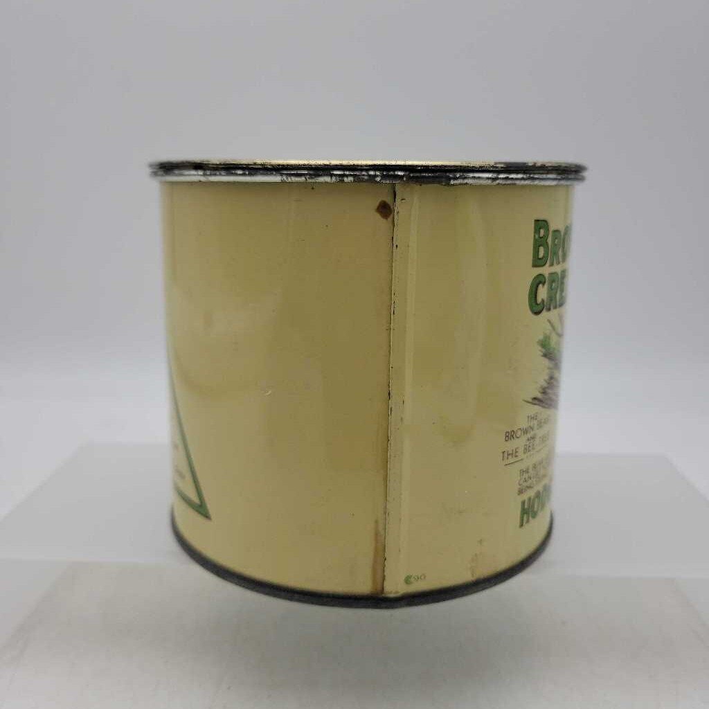 Antique Brown Bear Brand Pure Creamed Honey Can - Jarvis, ON (c. 1920's) (JEF)