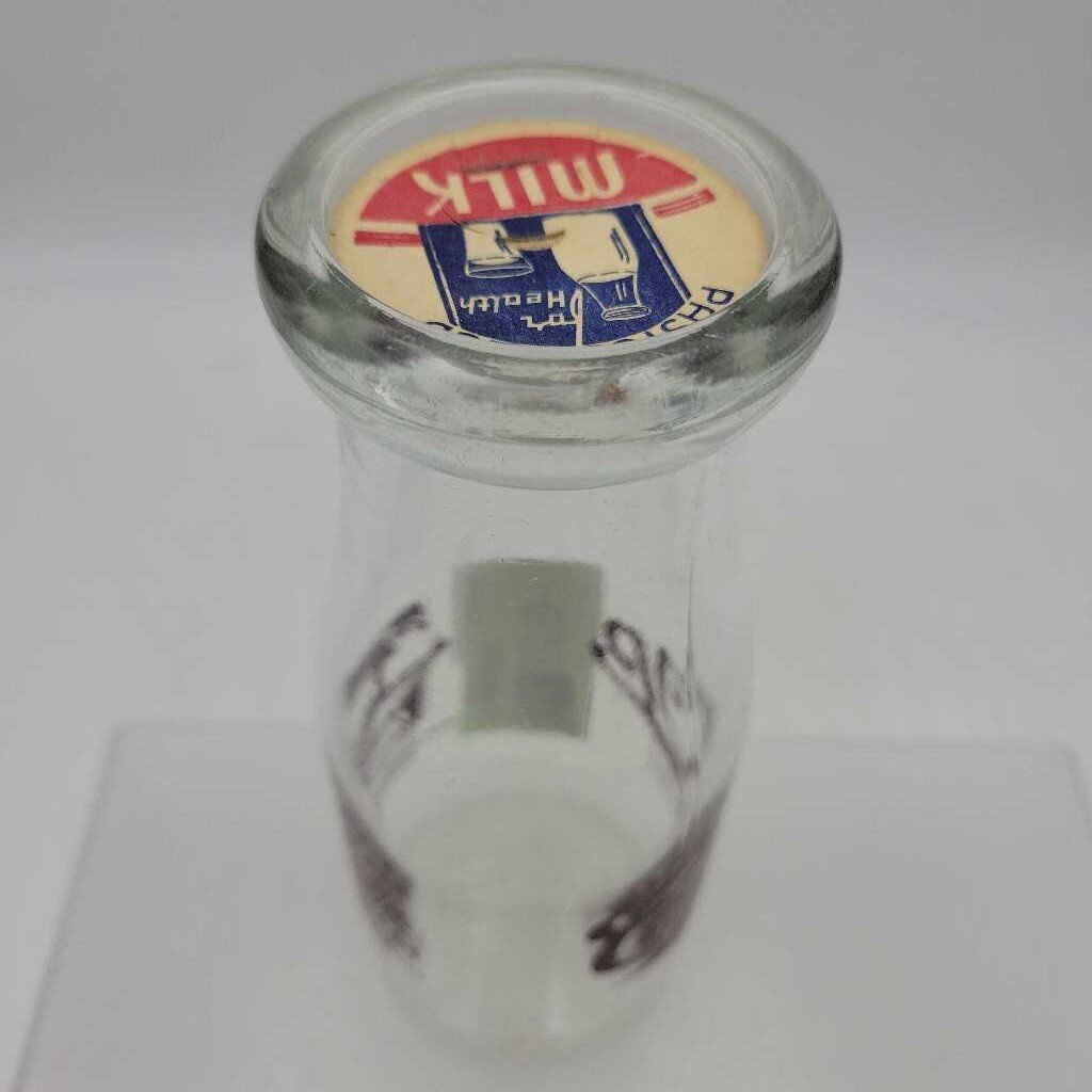 Co Op Saskatchewan Milk Bottle Ice Cream variant (JEF) Half pint
