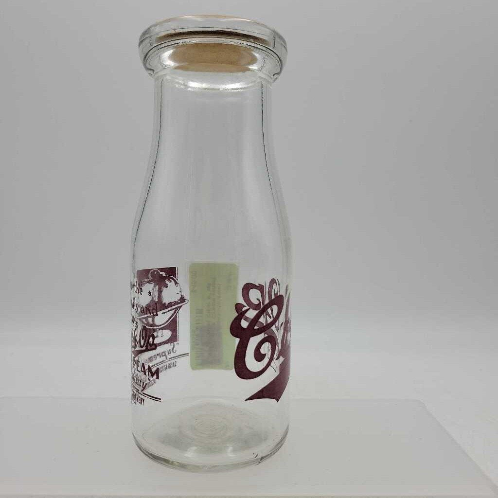 Co Op Saskatchewan Milk Bottle Ice Cream variant (JEF) Half pint