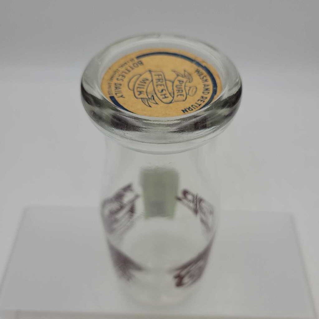 Co Op Saskatchewan Milk Bottle Ice Cream variant (JEF) Half pint