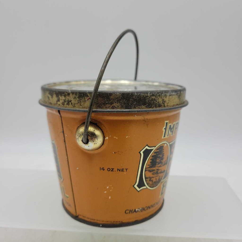 Imperial Sugar Cream Butter Tin Pail Montreal Canada
