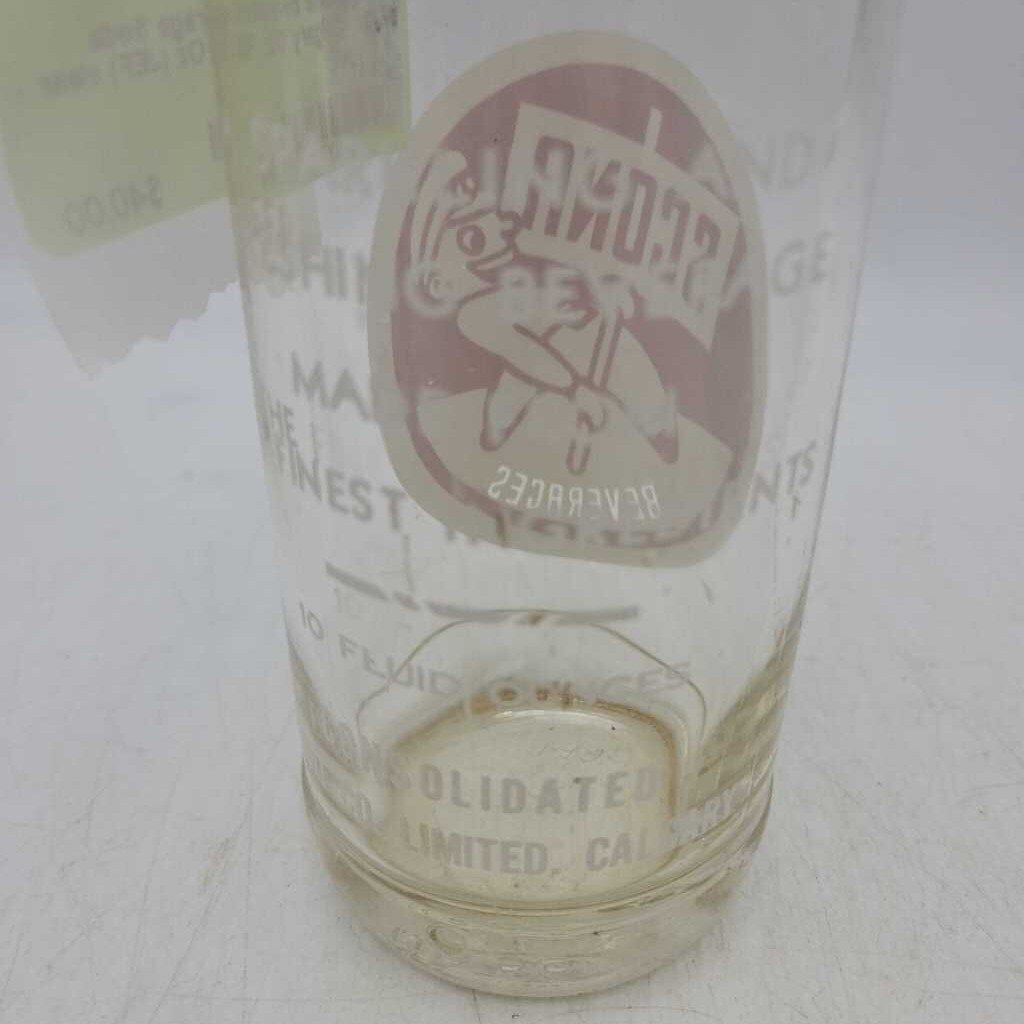 Scona Beverage Soda Pop Calgary 10 Oz (JEF)