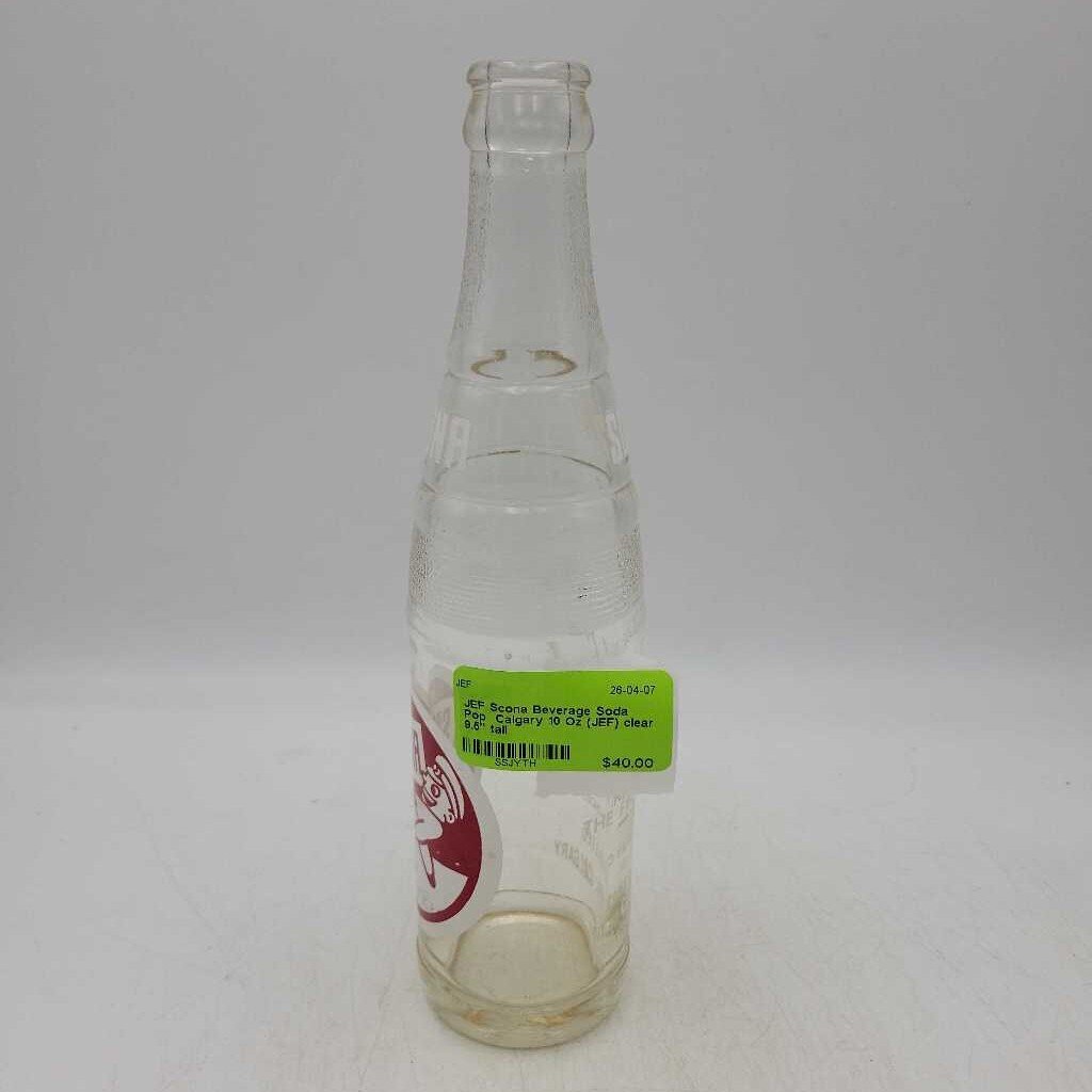 Scona Beverage Soda Pop Calgary 10 Oz (JEF)