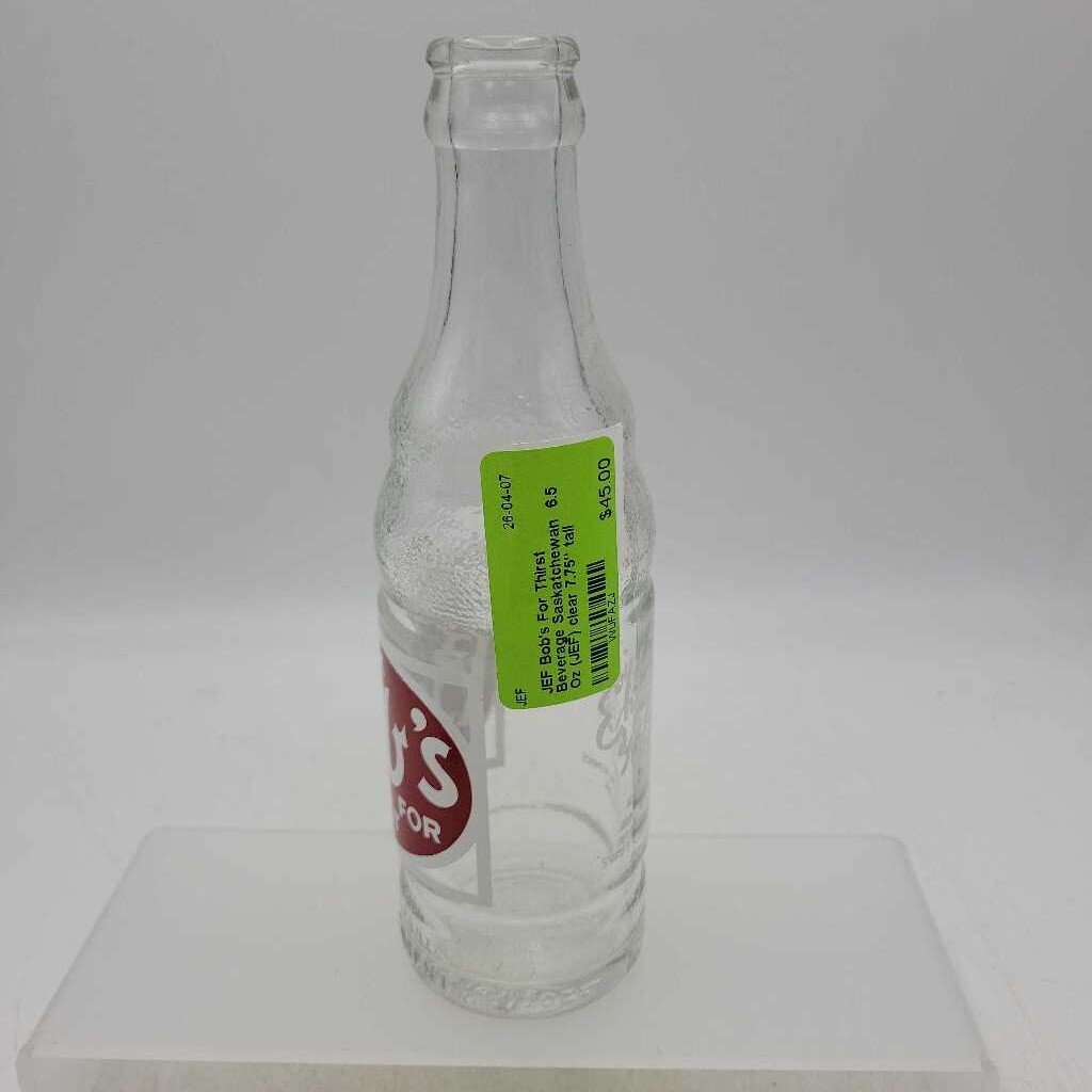 Bob's For Thirst Beverage Saskatchewan 6.5 Oz (JEF)