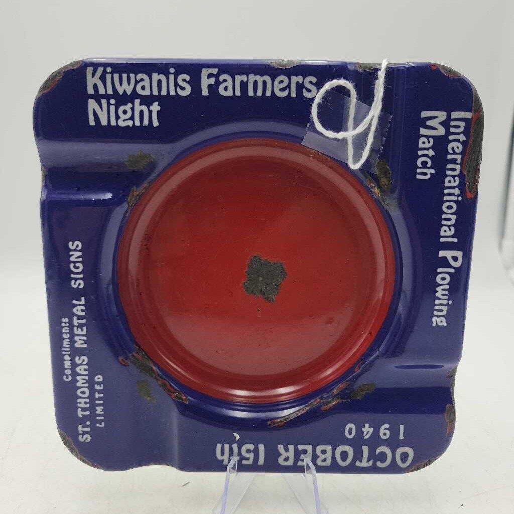 International Plowing Match Enamel ashtray (DEB)