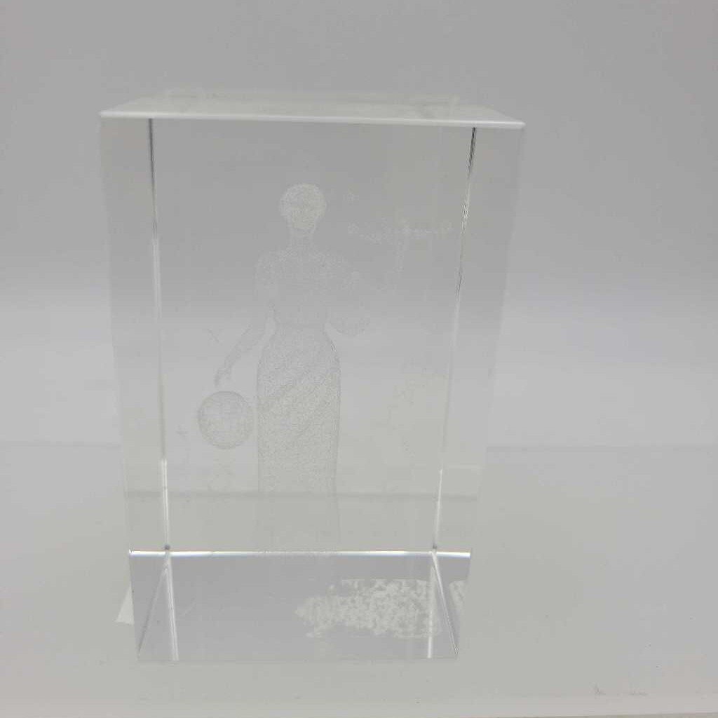 Glass Justice Paperweight (JAS)