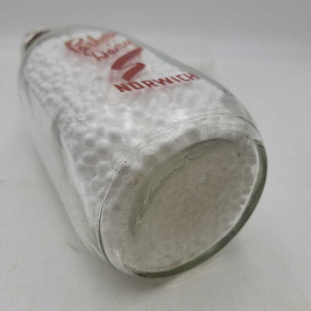 Parker's Dairy Norwich Milk Bottle Quart (JEF)