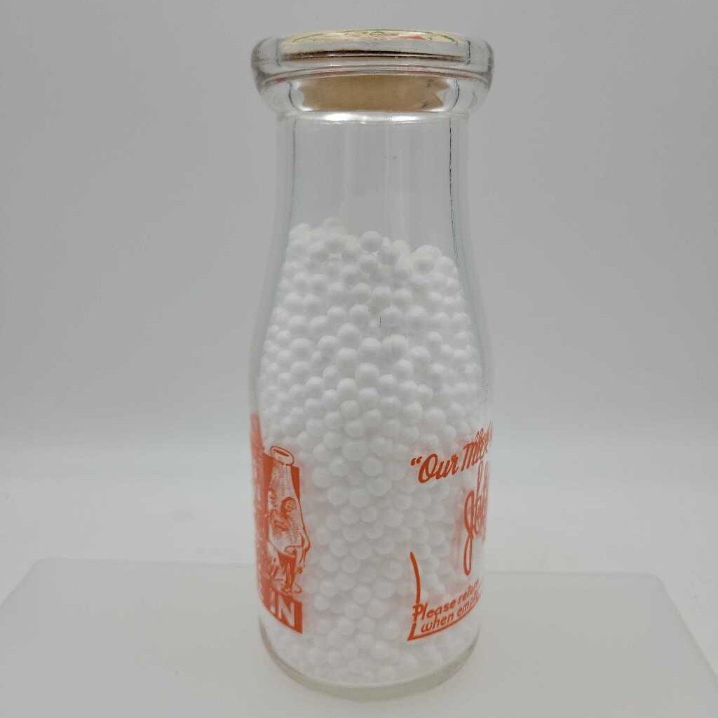 Johnstone Saskatchewan Milk Bottle (JEF) Half pint