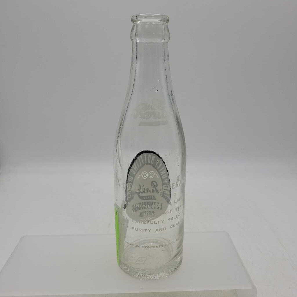 The Purity Bottling Company Lethbridge Alberta 6.5 Oz (JEF) Soda bottle