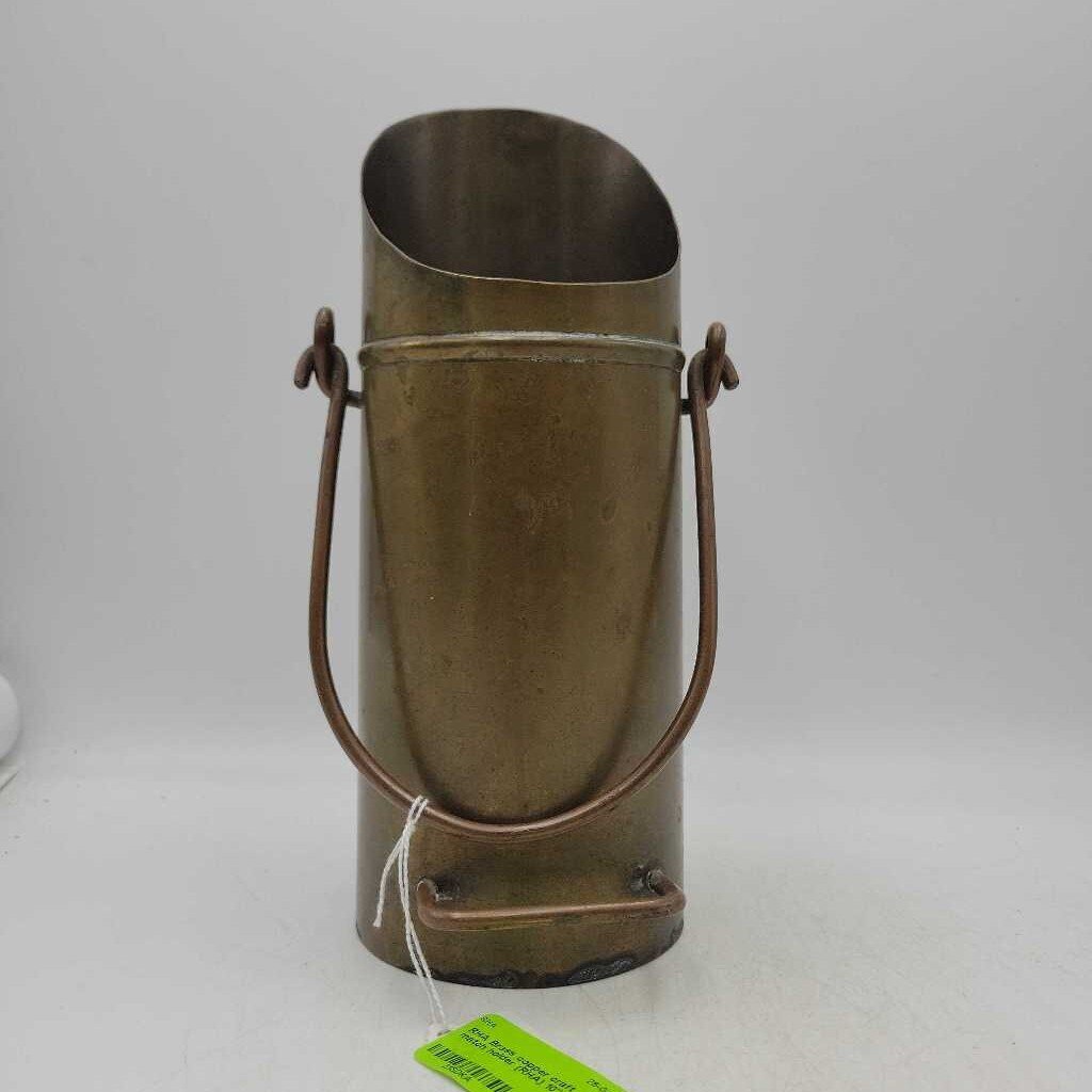 Brass copper craft match holder (RHA)