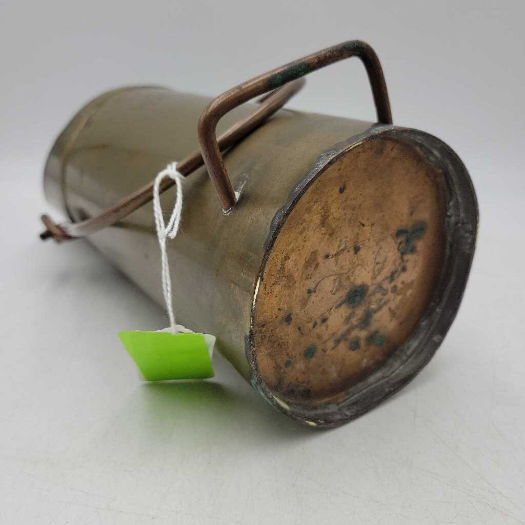 Brass copper craft match holder (RHA)
