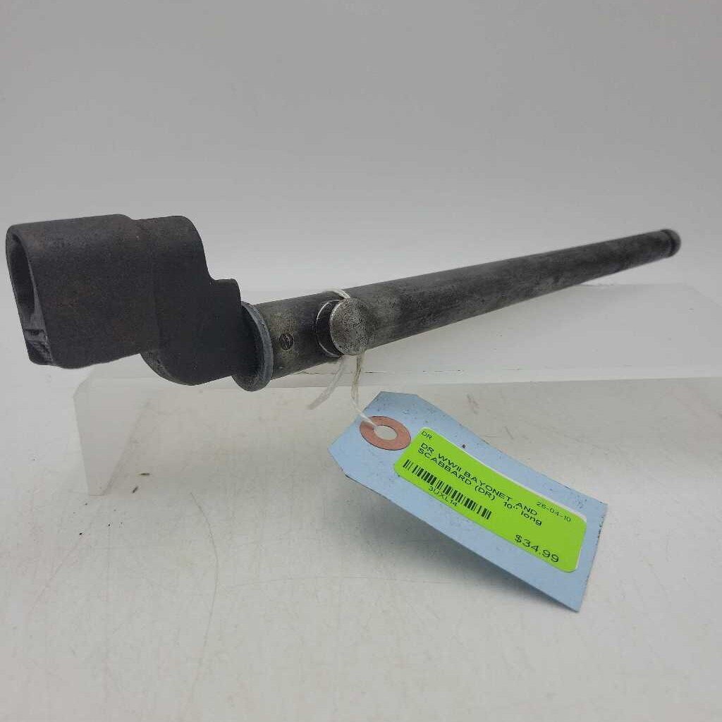 WWII BAYONET AND SCABBARD (DR)