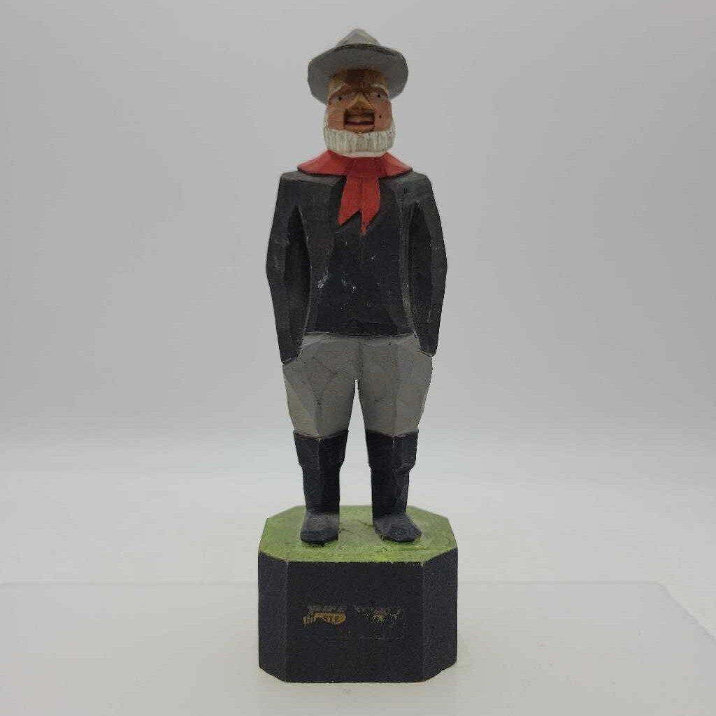 Folk Art Carved Man (BS)